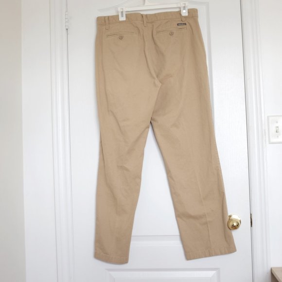 COPY - Eddie Bauer khaki pants classic fit 35x32 - Picture 2 of 11